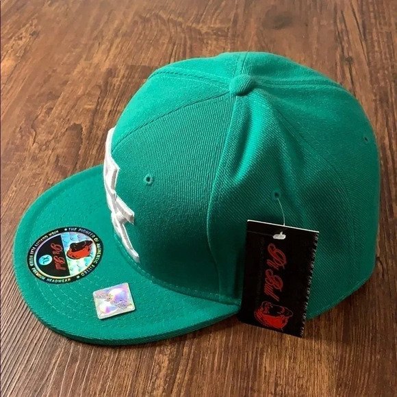 Pit Bull Texas Fitted Baseball Cap Green New - Picture 3 of 10